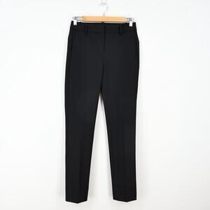 J.Crew Slim-fit Full-length Trouser Pant Black Size 0 NWT